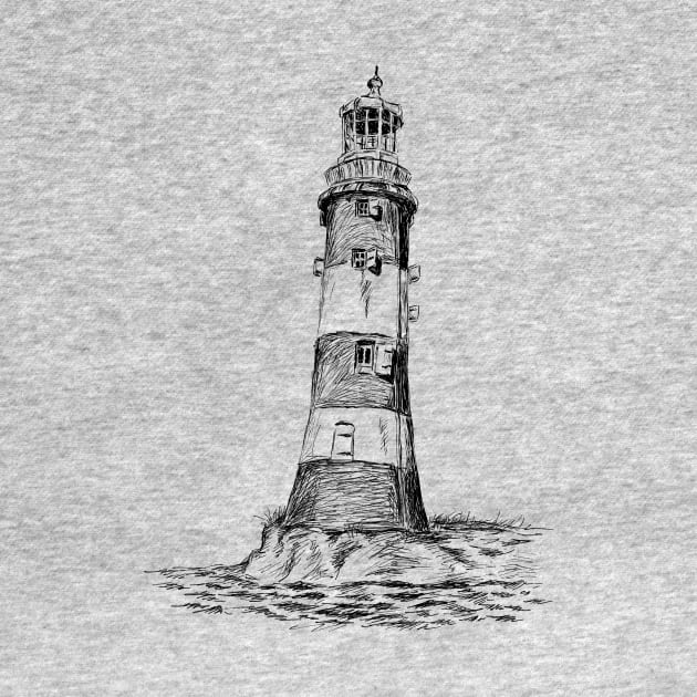 Lighthouse Illustration by rachelsfinelines
